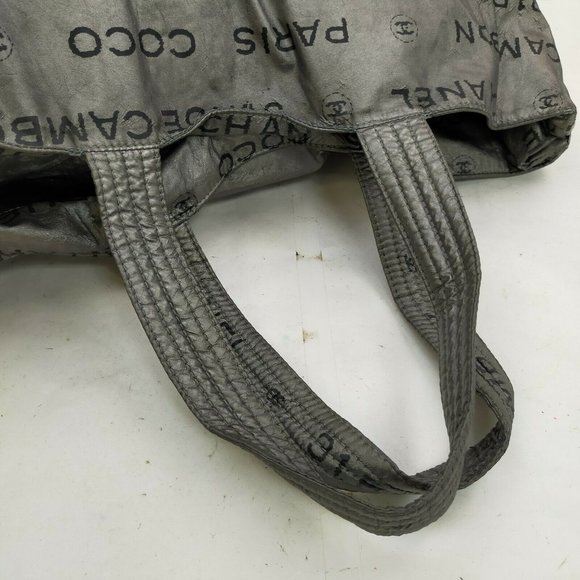 Chanel Tote Bag Metalic Nylon - Picture 4 of 10